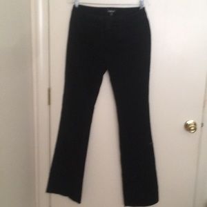 Black Baby cord Boot Cut